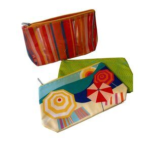 💖Clinique Bundle, 3 colorful Make up bags
